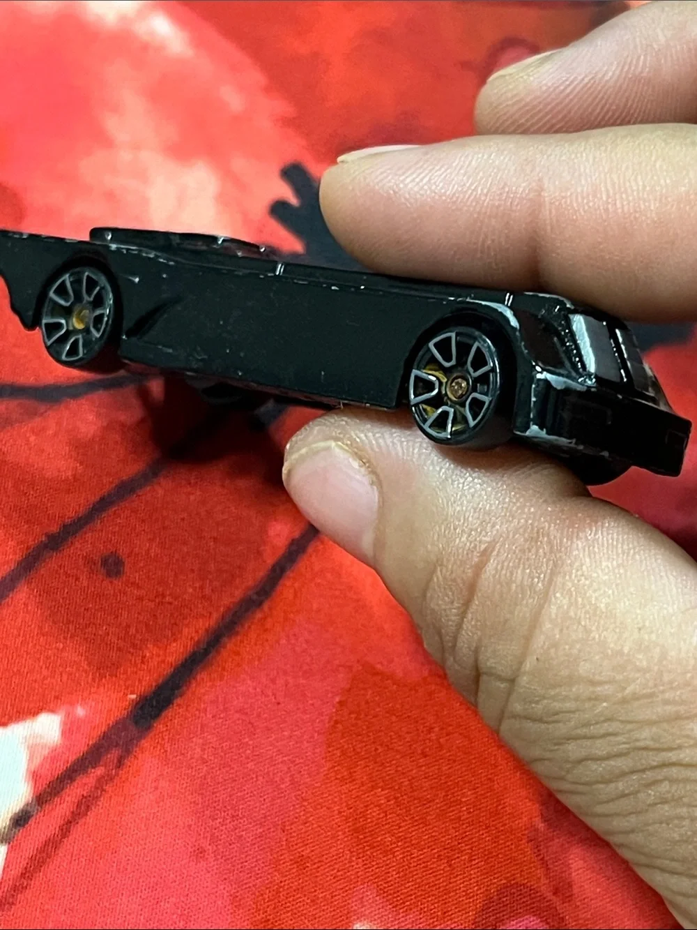 DC Comics Black Batmobile Styled Die-Cast Kids Vehicle